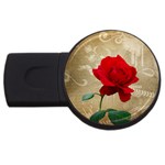 Red Rose Art USB Flash Drive Round (2 GB)