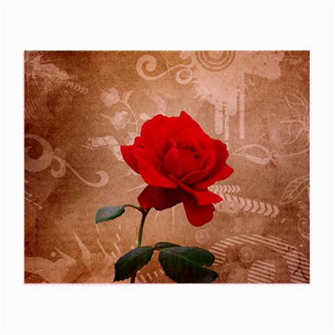 Red Rose Art Small Glasses Cloth from ArtsNow.com Front