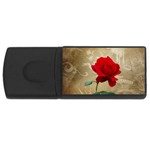 Red Rose Art USB Flash Drive Rectangular (4 GB)