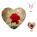 Red Rose Art Playing Cards (Heart)