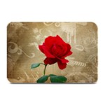 Red Rose Art Plate Mat