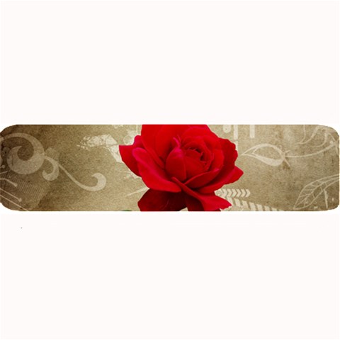 Red Rose Art Large Bar Mat from ArtsNow.com 32 x8.5  Bar Mat