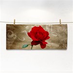 Red Rose Art Hand Towel