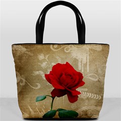 Red Rose Art Bucket Bag from ArtsNow.com Front