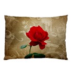 Red Rose Art Pillow Case