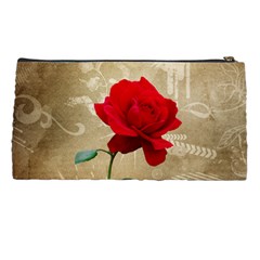 Red Rose Art Pencil Case from ArtsNow.com Back
