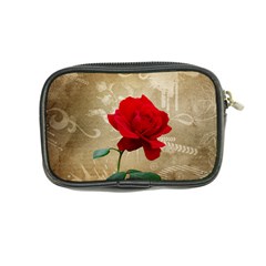 Red Rose Art Coin Purse from ArtsNow.com Back