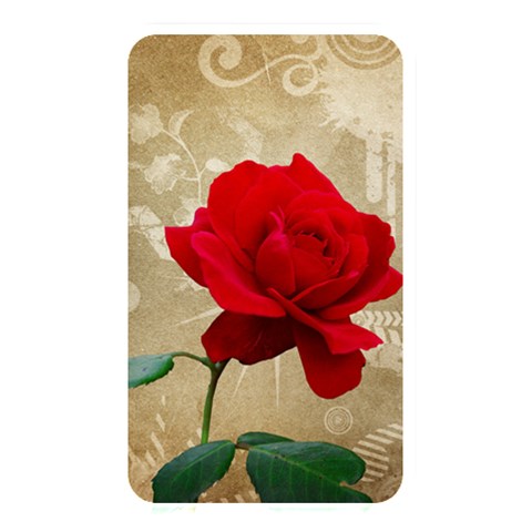 Red Rose Art Memory Card Reader (Rectangular) from ArtsNow.com Front