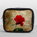 Red Rose Art Mini Toiletries Bag (One Side)