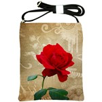 Red Rose Art Shoulder Sling Bag