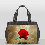 Red Rose Art Oversize Office Handbag