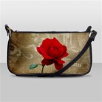 Red Rose Art Shoulder Clutch Bag