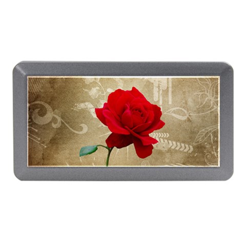Red Rose Art Memory Card Reader (Mini) from ArtsNow.com Front