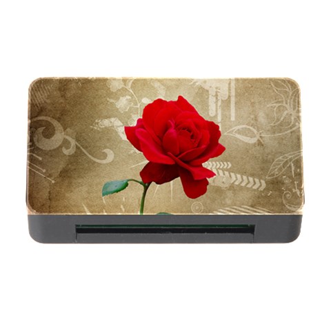 Red Rose Art Memory Card Reader with CF from ArtsNow.com Front