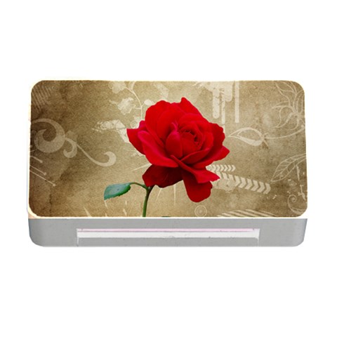 Red Rose Art Memory Card Reader with CF from ArtsNow.com Front