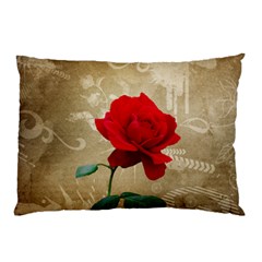 Red Rose Art Pillow Case (Two Sides) from ArtsNow.com Front