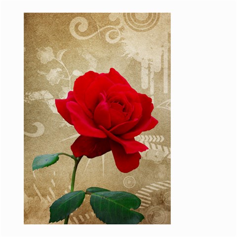 Red Rose Art Small Garden Flag (Two Sides) from ArtsNow.com Front