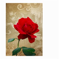 Red Rose Art Small Garden Flag (Two Sides) from ArtsNow.com Back