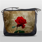 Red Rose Art Messenger Bag