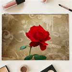 Red Rose Art Cosmetic Bag (XXL)