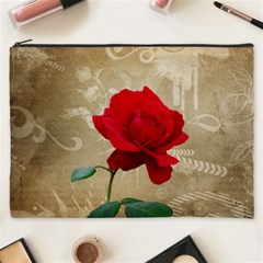 Red Rose Art Cosmetic Bag (XXXL) from ArtsNow.com Front