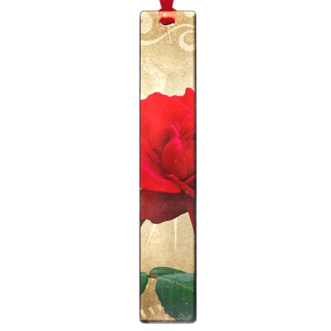 Red Rose Art Large Book Mark from ArtsNow.com Front