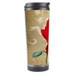 Red Rose Art Travel Tumbler