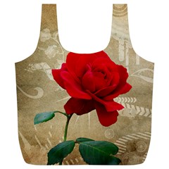 Red Rose Art Full Print Recycle Bag (XL) from ArtsNow.com Front