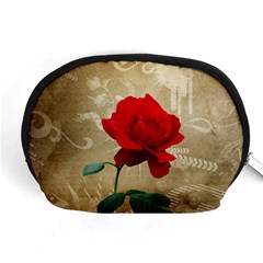 Red Rose Art Accessory Pouch (Medium) from ArtsNow.com Front