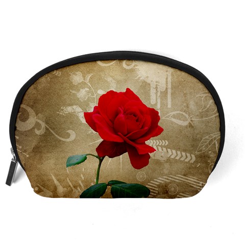 Red Rose Art Accessory Pouch (Large) from ArtsNow.com Back