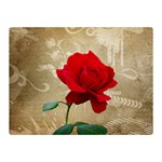 Red Rose Art Double Sided Flano Blanket (Mini)