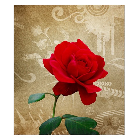 Red Rose Art Duvet Cover Double Side (California King Size) from ArtsNow.com Front