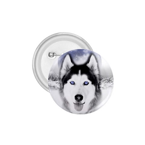 Wolf Moon Mountains 1.75  Button from ArtsNow.com Front