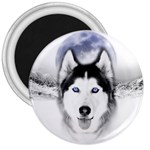 Wolf Moon Mountains 3  Magnet