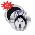 Wolf Moon Mountains 2.25  Magnet (10 pack)