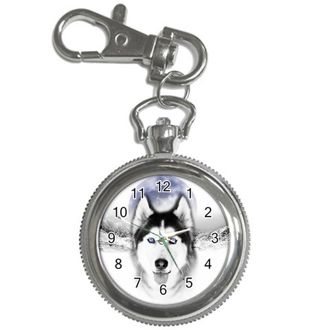 Wolf Moon Mountains Key Chain Watch from ArtsNow.com Front