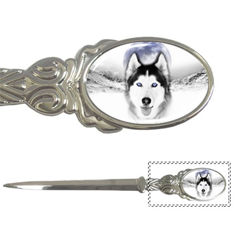 Wolf Moon Mountains Letter Opener from ArtsNow.com Front