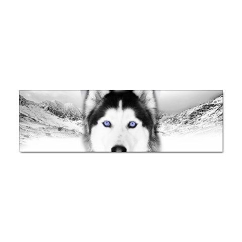 Wolf Moon Mountains Sticker Bumper (100 pack) from ArtsNow.com Front