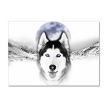 Wolf Moon Mountains Sticker A4 (10 pack)