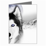 Wolf Moon Mountains Greeting Card