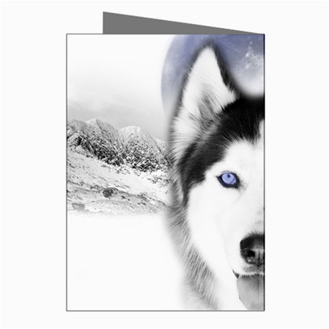 Wolf Moon Mountains Greeting Cards (Pkg of 8) from ArtsNow.com Right