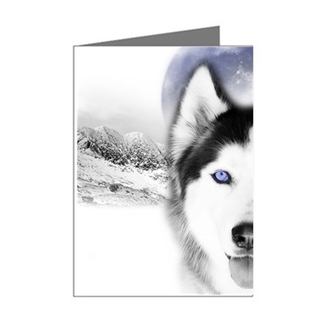 Wolf Moon Mountains Mini Greeting Cards (Pkg of 8) from ArtsNow.com Right