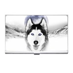 Wolf Moon Mountains Business Card Holder