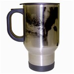 Wolf Moon Mountains Travel Mug (Silver Gray)