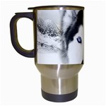 Wolf Moon Mountains Travel Mug (White)