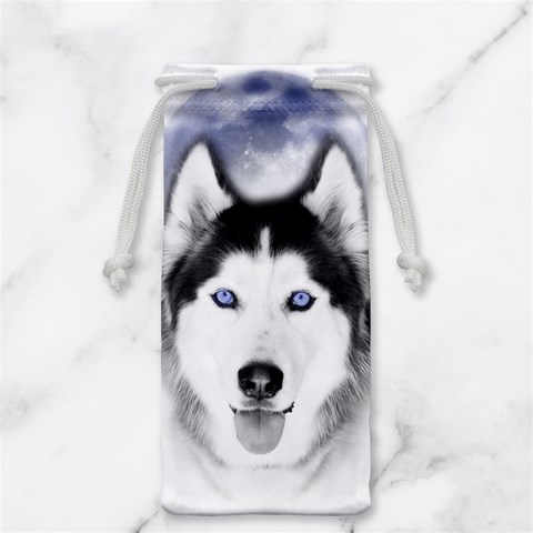 Wolf Moon Mountains Jewelry Bag from ArtsNow.com Front