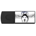 Wolf Moon Mountains USB Flash Drive Rectangular (4 GB)
