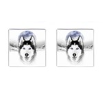 Wolf Moon Mountains Cufflinks (Square)