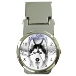 Wolf Moon Mountains Money Clip Watch