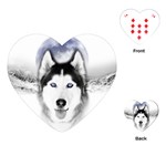 Wolf Moon Mountains Playing Cards (Heart)